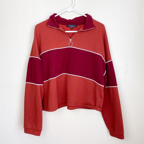 Sweaters - Mixed Threads | 90s Zip Color Block Pullover